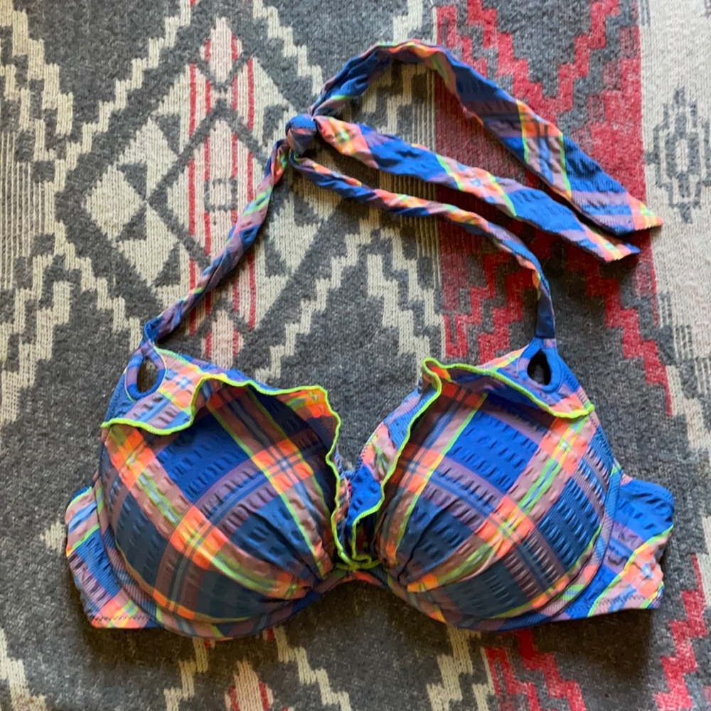 Victoria’s Secret Plaid Bikini Top